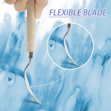 AebDerp 5 pcs Palette Knives Set for Oil & Acrylic Painting