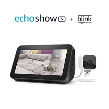 Echo Show 5 Bundle with Blink Mini for Smart Living