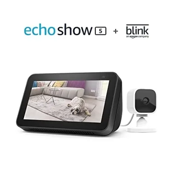 Echo Show 5 Bundle with Blink Mini for Smart Living