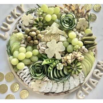 Charity Leaf Disposable Palm Leaf 13" Deep Round Trays (10 pieces) Bamboo Like Serving Platters, Disposable Boards, Eco-Friendly Dinnerware For Weddings, Catering, Events