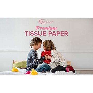 Black Tissue Paper for Gift Wrapping and Crafts 100 Sheets