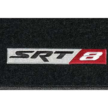 Mopar 82209586AC Floor Mats Complete set of four, RWD only, Premium Carpet, Dark Slate Gray, SRT-8 l...