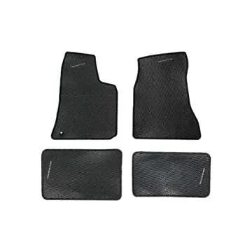 Mopar 82209586AC Floor Mats Complete set of four, RWD only, Premium Carpet, Dark Slate Gray, SRT-8 logo