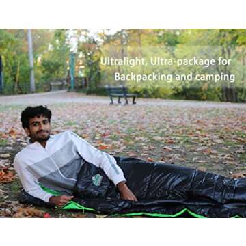 Sleeping Bag for Adults Kids Camping, 4 Season Warm Weather Waterproof Lightweight Sleeping Bag, Great for Outdoor Camping, Backpacking & Hiking Sleeping Bag