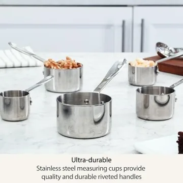 All-Clad Stainless Steel Measuring Cup Set for All Cooks