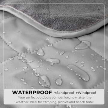 BRAWNTIDE Waterproof Outdoor Blanket Perfect for All Activities