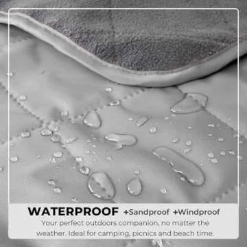BRAWNTIDE Waterproof Outdoor Blanket Perfect for All Activities