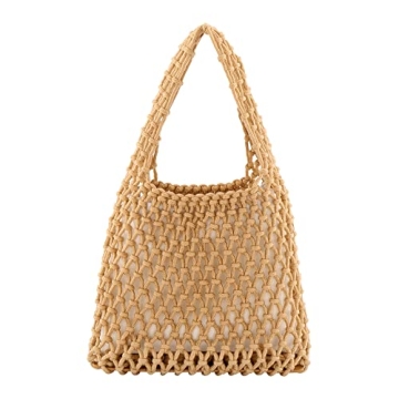 Ayliss Women Mini Crochet Clutch Handbag for Beach & Party