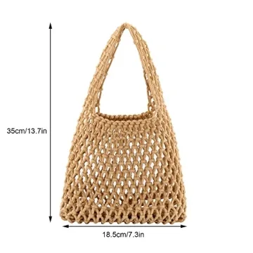 Ayliss Women Mini Crochet Clutch Handbag for Beach & Party