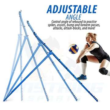 The Ultimate Adjustable 7x4 Feet Volleyball Rebounder Net for Skill Training
