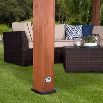 Beaumont Cedar Wood Pergola Kit - Durable Outdoor Shade Solution