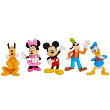 Mickey Mouse Collectible Figure Set, 5 Pack, Kids Toys for Ages 3 Up by Just Play