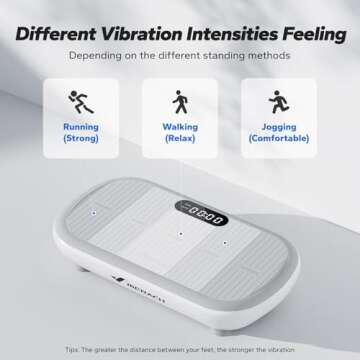 MERACH Vibration Plate for Deep Muscle Activation