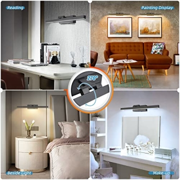 VOLISUN Rechargeable 3CCT Dimmable Picture Light