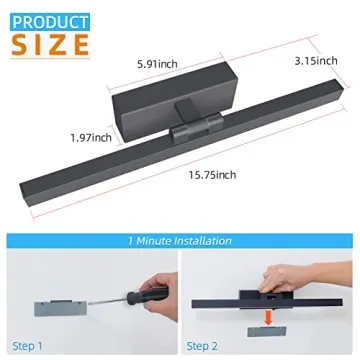 VOLISUN Rechargeable 3CCT Dimmable Picture Light