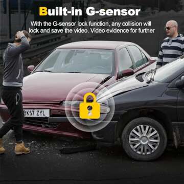 4K Dual Dash Cam with WiFi - Front & Rear Recording