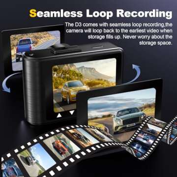 4K Dual Dash Cam with WiFi - Front & Rear Recording