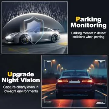 4K Dual Dash Cam with WiFi - Front & Rear Recording