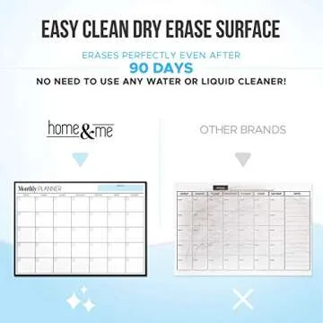 Cinch! Magnetic Calendar Bundle of 3 - Monthly, Weekly, Daily Planning Dry Erase Boards for Fridge - Magnetic Fridge Calendar Whiteboard Set with 6 Fine Tip Markers, Large Eraser, and Magnets