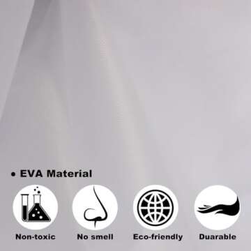 Opret 2 Pack Portable EVA Raincoats for Adults, Reusable Rain Ponchos with Hoods and Sleeves Lightweight Raincoats, Perfect for Outdoor Activities, White