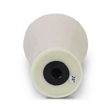 EERYA Canvas Block Head 24 Inch Wig Head for Styling