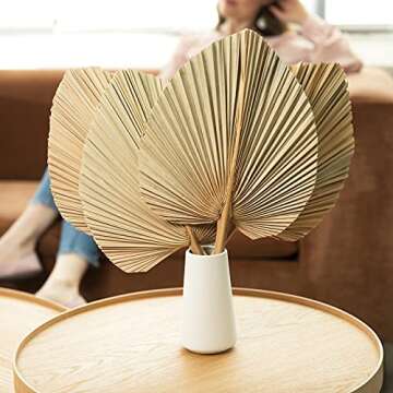 Boho Dried Palm Leaves for Weddings & Home Decor