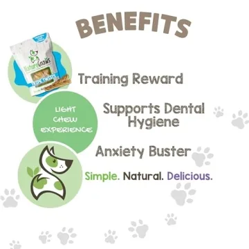 Nature Gnaws Tripe Twist Dog Chews - 100% Natural Treats