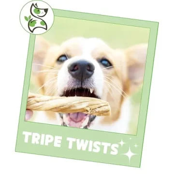 Nature Gnaws Tripe Twist Dog Chews - 100% Natural Treats