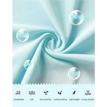 Kiench Teen Girls Seamless Underwear Women No Show Stretch Bikini Panties 6-Pack US 10-12 Years/Kids Panties Size 14-16, Pastel Color