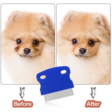 5-Piece Dog Eye Combs Set for Easy Tear Stain Removal