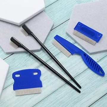 5-Piece Dog Eye Combs Set for Easy Tear Stain Removal