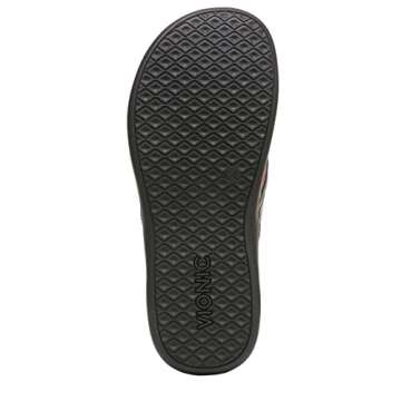 Vionic Women's Tide Classic Comfort Flip Flops- Supportive Everyday Slide Sandals That Includes an Orthotic Insole and Cushioned Outsole for Arch Support, Black Camo Leather 10 Medium