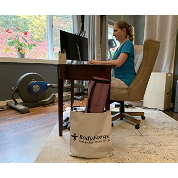 BodyForge Eco-Friendly 8mm Yoga Mat with Alignment Marks