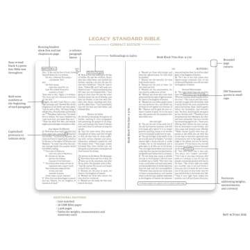 Legacy Standard Bible Compact Edition Faux Leather Mustard