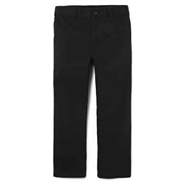 The Children's Place Black Stretch Chino Pants for Boys, Size 14 - Stylish & Comfort