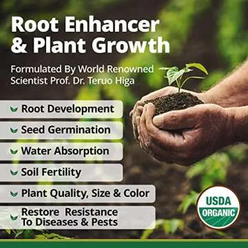 TeraGanix EM-1 Plant Growth, Microbial Inoculant Concentrate (1 Btl = 32 Gal), Soil Conditioner, Roo...