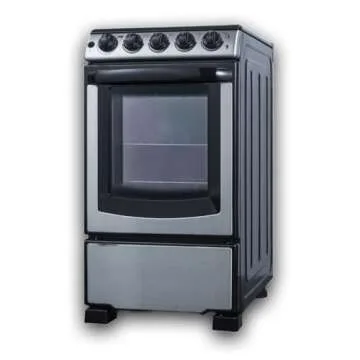 Compact Summit 20” Electric Range with Elegant Design