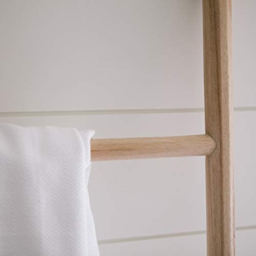 Sandstone & Sage Blanket Ladder for Stylish Home Storage