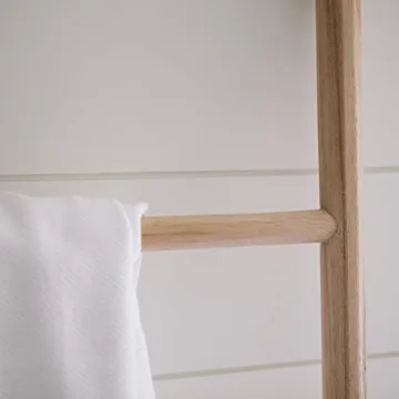 Sandstone & Sage Blanket Ladder for Stylish Home Storage