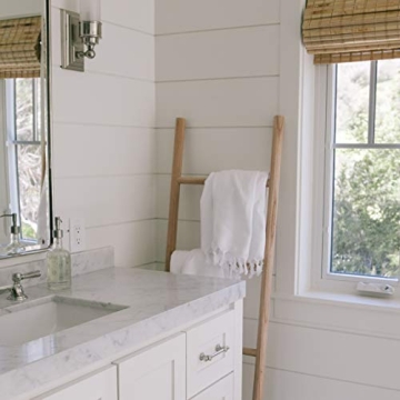 Sandstone & Sage Blanket Ladder for Stylish Home Storage