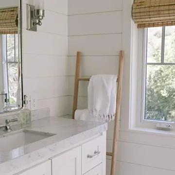 Sandstone & Sage Blanket Ladder for Stylish Home Storage