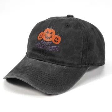 Halloween Pumpkin Baseball Cap - Adjustable and Stylish