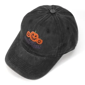 Halloween Pumpkin Baseball Cap - Adjustable and Stylish