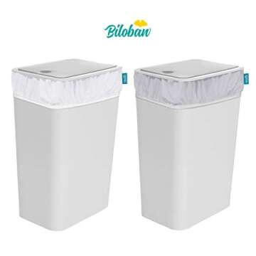 Biloban Reusable Diaper Pail Liner Bags 2 Pack for Ubbi Diaper Pail, Waterproof Larger Capacity & Wa...