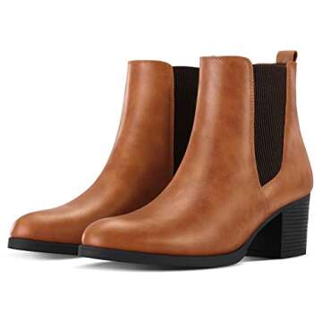 Stylish COASIS Women's Chelsea Boots with Chunky Heel