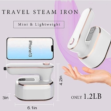 Portable Travel Garment Steamer Mini Compact Iron