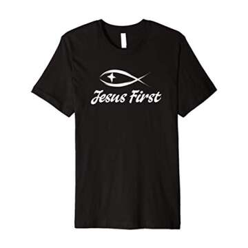 Jesus First Premium T-Shirt - Stylish Faith Apparel