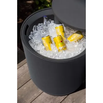 Veradek Kona Chill Side Table - Stylish 2-in-1 Cooler