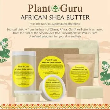 Raw African Shea Butter 5 lbs. Bulk Block 100% Pure Natural Unrefined IVORY - Ideal Moisturizer For Dry Skin, Body, Face And Hair Growth. Great For DIY Soap and Lip Balm Making.
