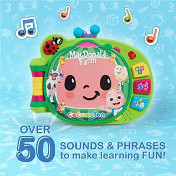 CoComelon Learning Book Interactive Toy for Toddlers